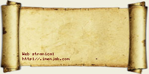 Isidor Tanasković vizit kartica